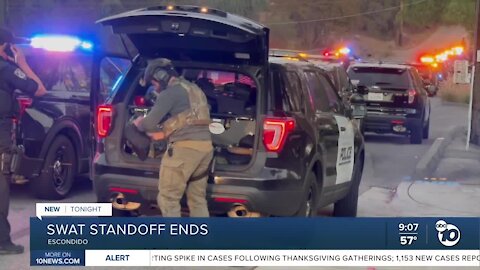 Family altercation at Escondido home leads to standoff with SWAT