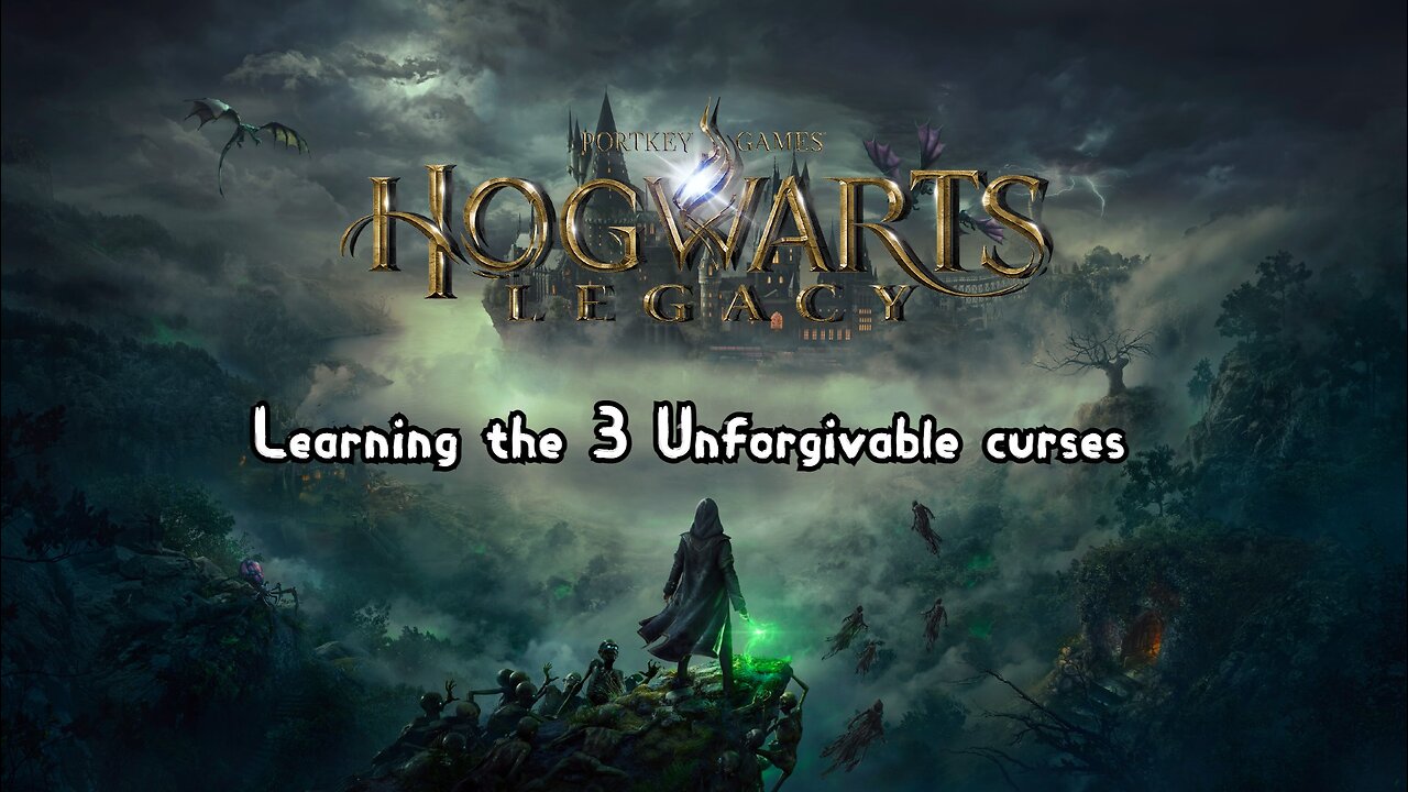 Learning The 3 Unforgiveable Curses|| Hogwarts Legacy #1|| Crucio