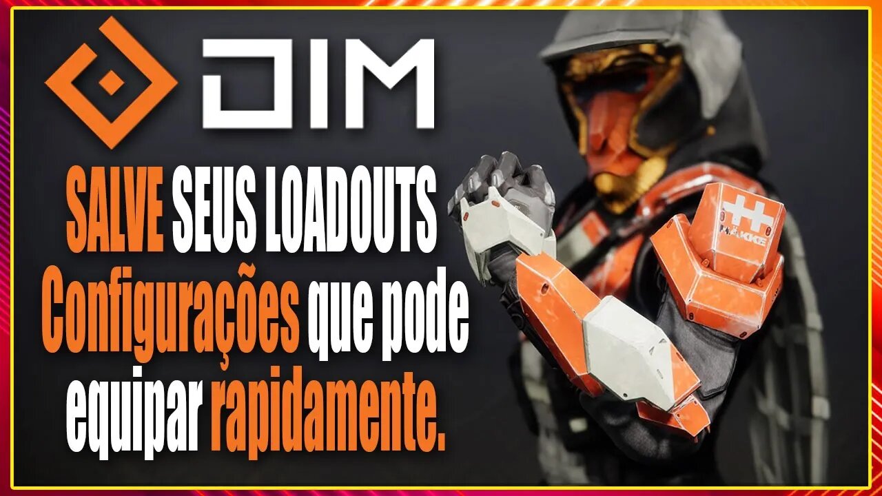 DESTINY 2 - Como salvar suas configurações, seus Loadouts | DIM - DESTINY ITEM MANAGER