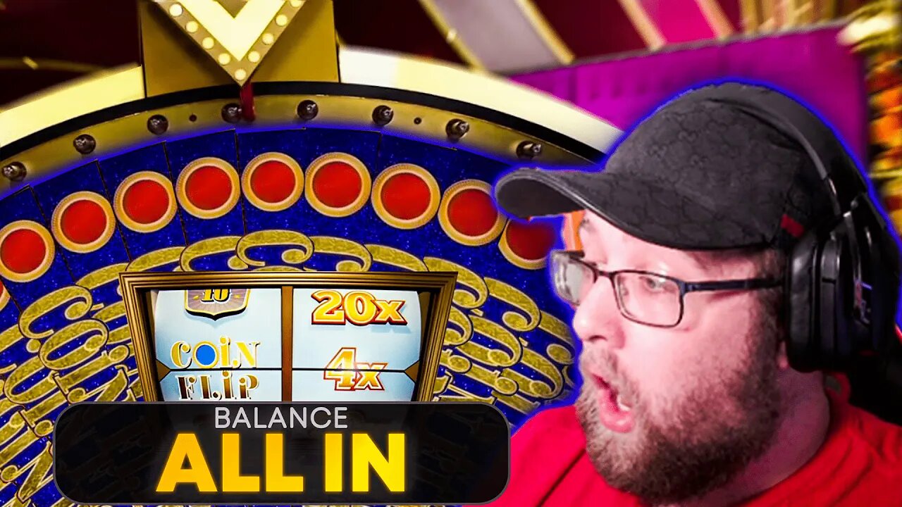 ALL IN 4X TOP SLOT COIN FLIP ON CRAZY TIME! (PROFIT?!)