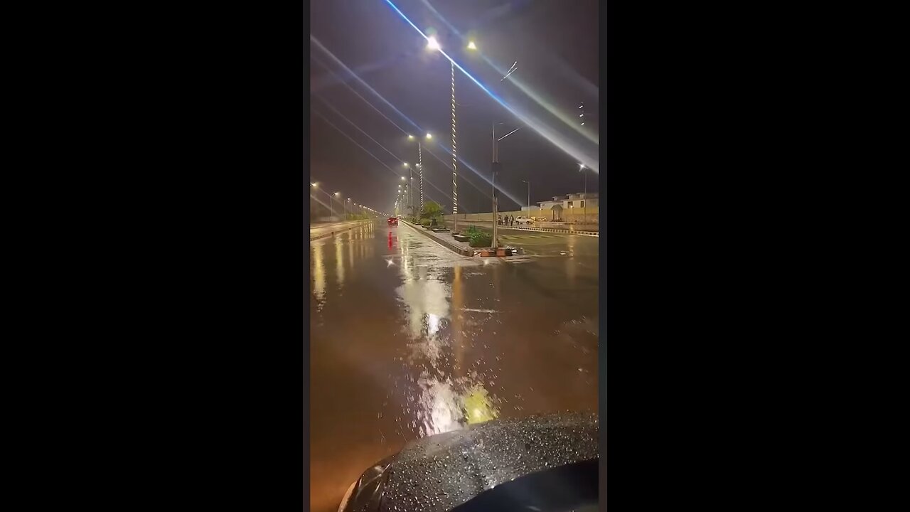 Karachi streets after a bliss of rain ❤️