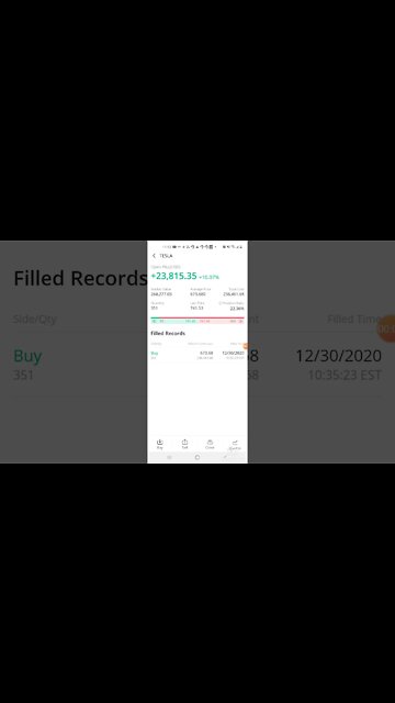 WALLSTREETBETS SHOWS TESLA position FOR THE FIRST TIME