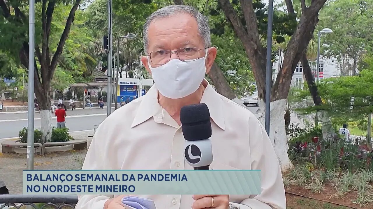 Balanço semanal da pandemia no Nordeste Mineiro
