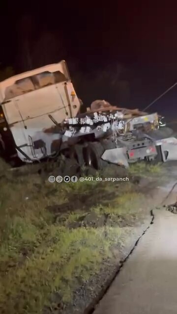 Jackknife On Highway 401