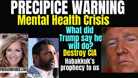 Precipice - Mental Health Crisis? Trump Transition 11-12-24 4PM CST