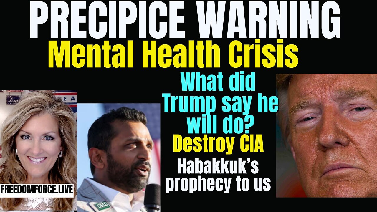 Precipice - Mental Health Crisis? Trump Transition 11-12-24 4PM CST