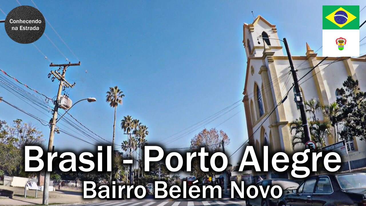 🚗 🌞 Dirigindo por Porto Alegre, bairro Belém Novo.