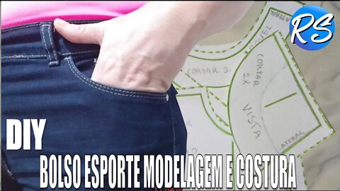 DIY-Bolso Esporte-Modelagem e Costura- EP 134