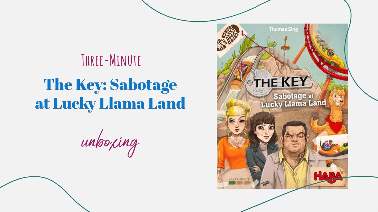 The Key: Sabotage at Lucky Llama Land - 3-Minute Unboxing