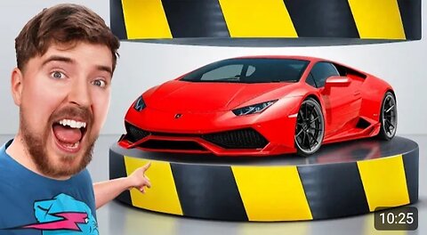 Hydraulic press vs Lamborghini