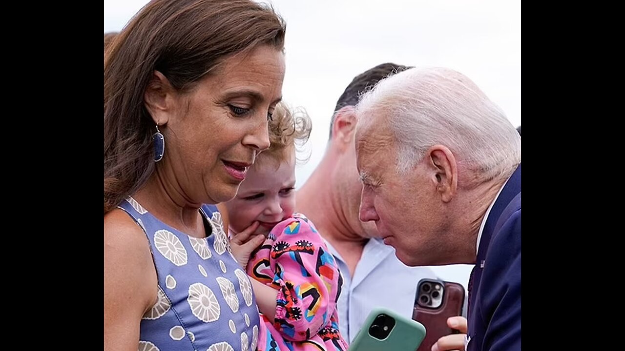 Sick Joe Biden Nibbles Someone's Kid in Finland