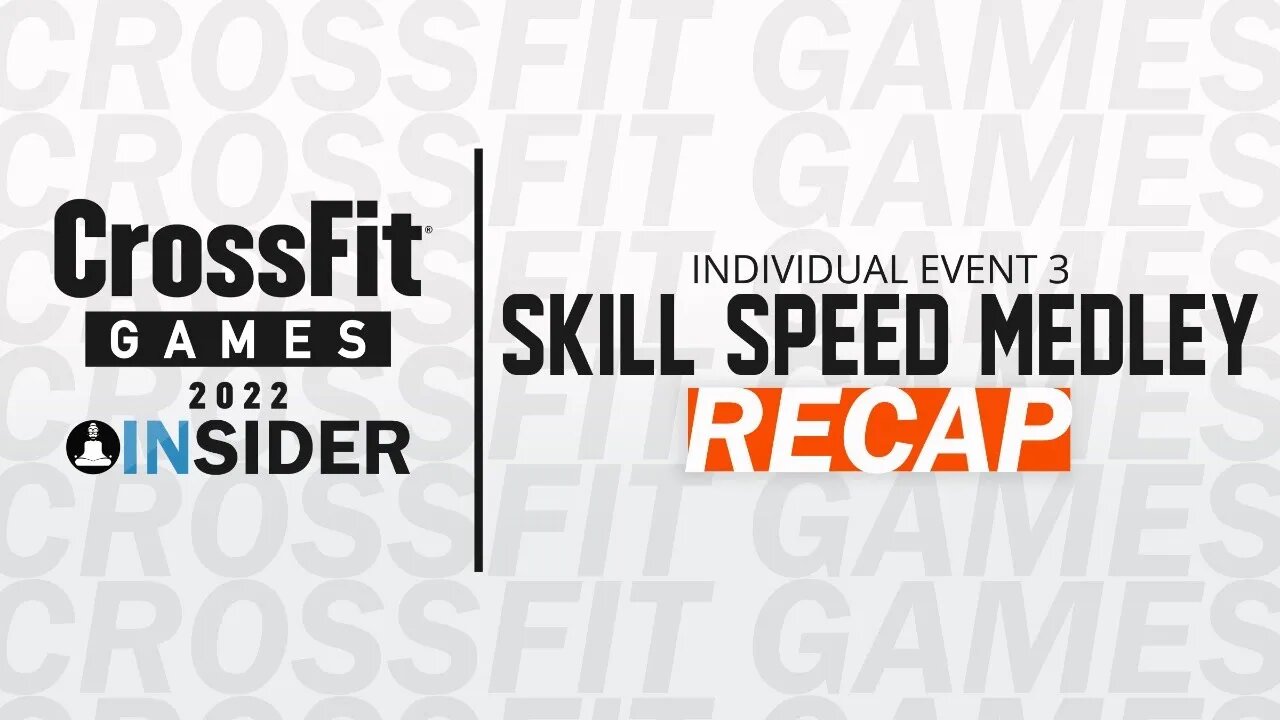 Indy Event 3 “Skill Speed Medley” Recap | 2022 CrossFit Games Insider