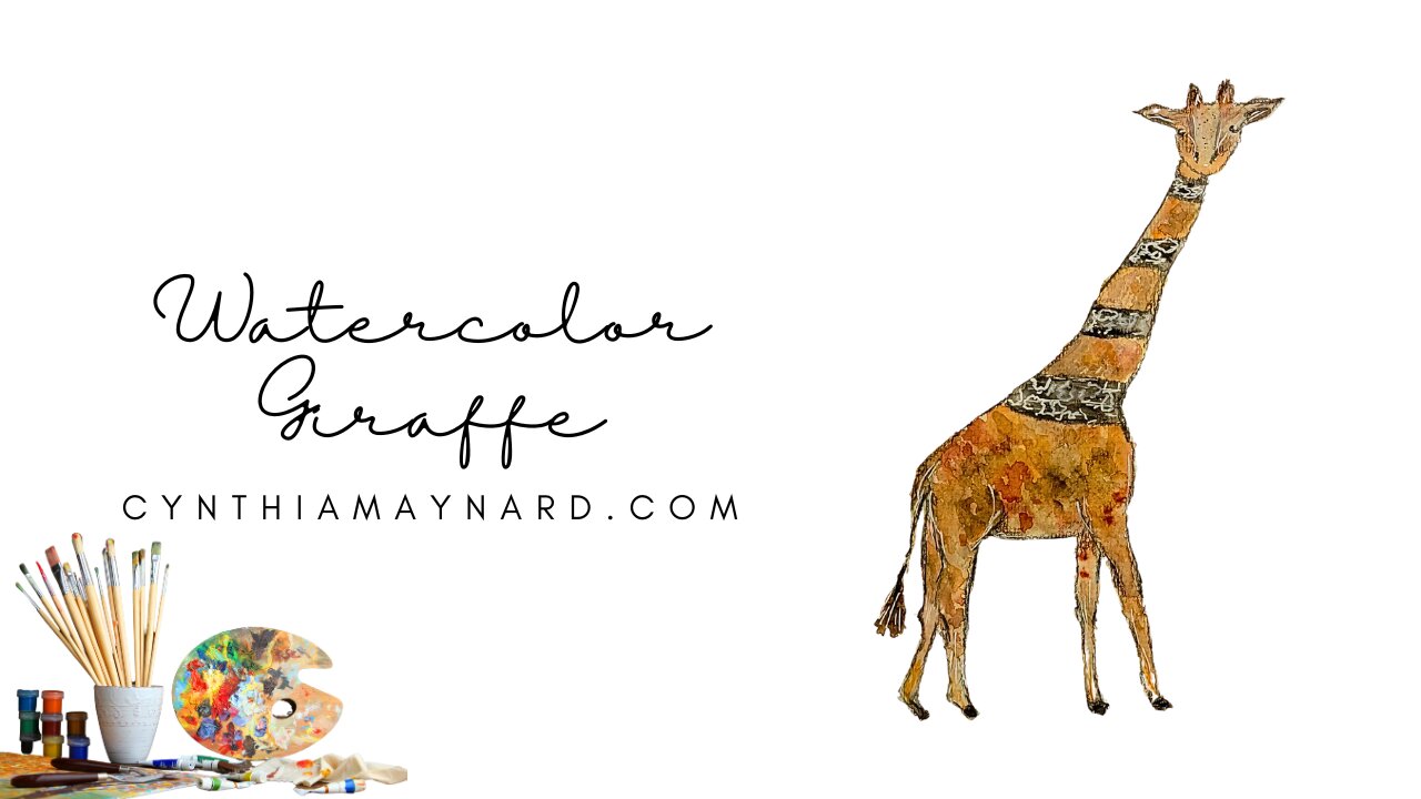 Watercolor Zebra Giraffe :) New Collection at Etsy!