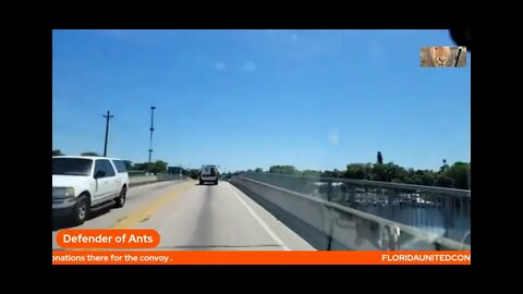 Supporters of The Florida United Convoy come out in Full Force