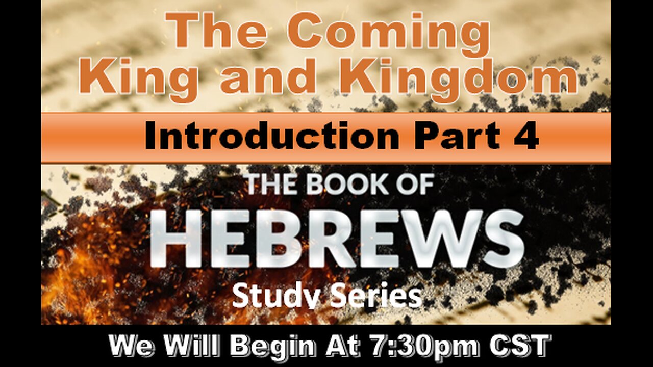 Hebrews Study Series- Part 4 The Old Life Vs The New Life