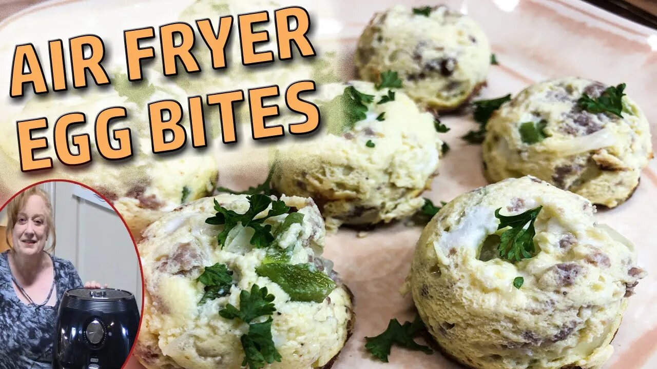 AIR FRYER Starbucks Copycat EGG BITES RECIPE using Silicone Egg Bite Mold