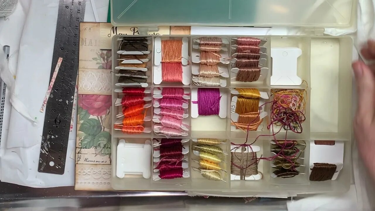 #8 Faith Planner- May- scraps and stitching