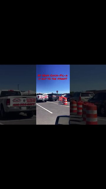 #ChickFila never slows down #shorts #shortsvideo