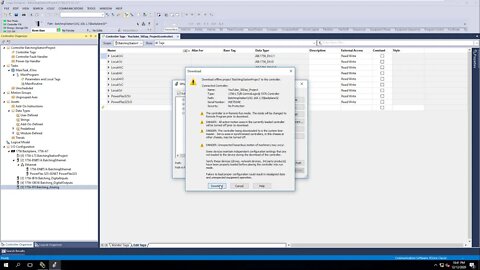 Studio 5000 Tag Structure For I/O | Downloading A Program To A PLC | Batching Station PLC | Day-3