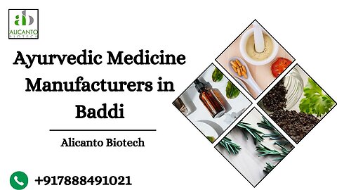 Ayurvedic Medicine Manufacturers in Baddi