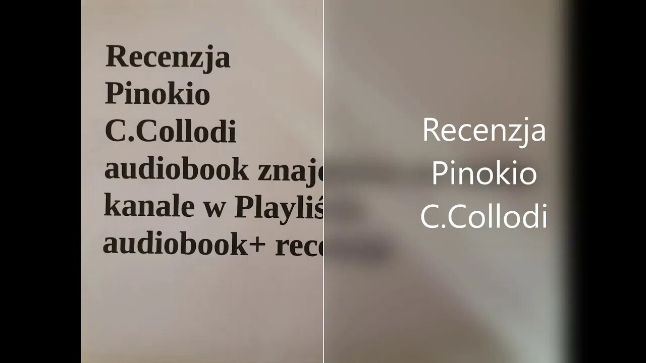 Recenzja -Pinokio-C.Collodi