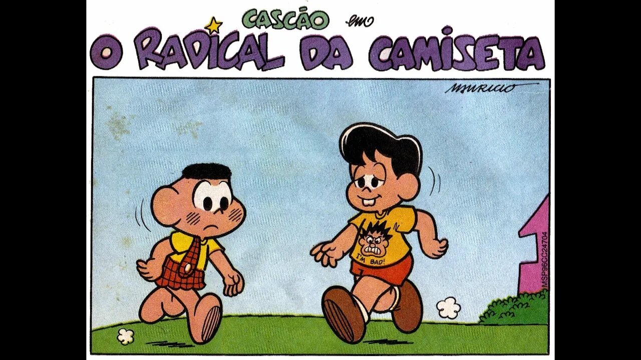 Cascão em-O radical da camiseta | Gibis do Rapha 2