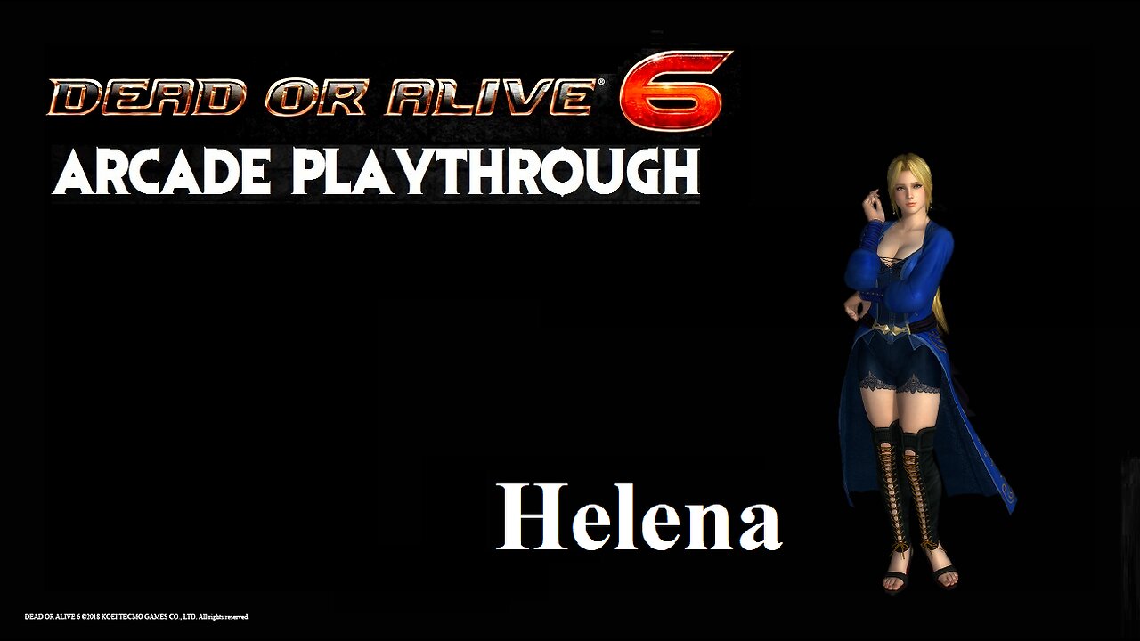 Dead or Alive 6: Helena Arcade Playthrough