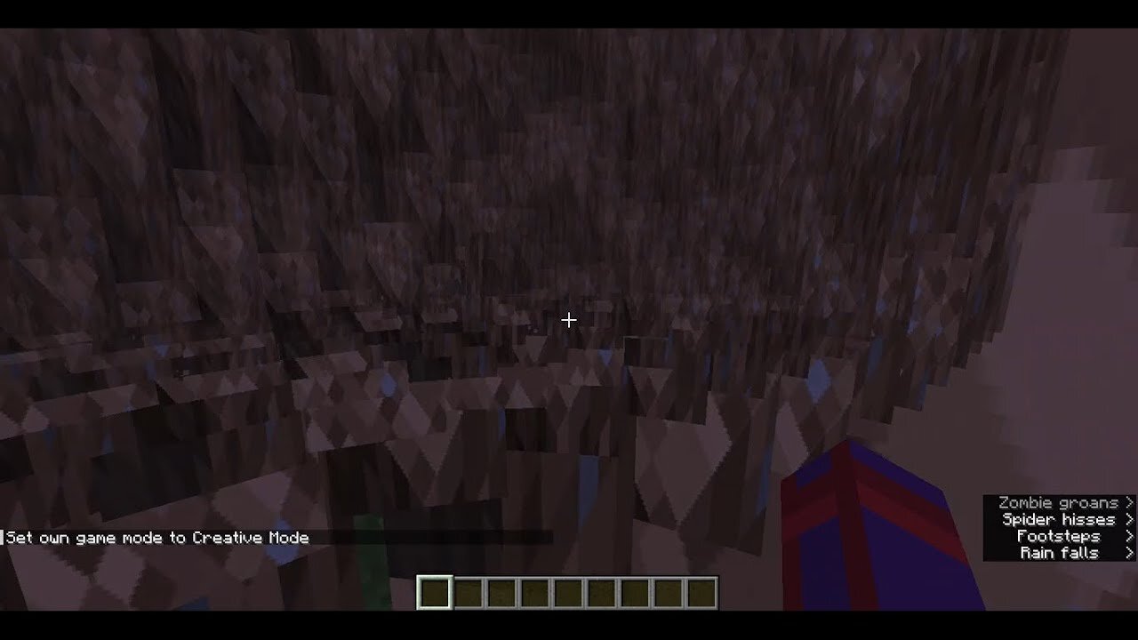 Weird Rain bug-Minecraft