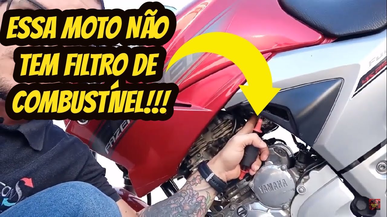 MINHA FAZER 250 NÃO TEM FILTRO DE COMBUSTÍVEL / COMPREI UM FILTRO E VEJA O QUE ACONTECEU