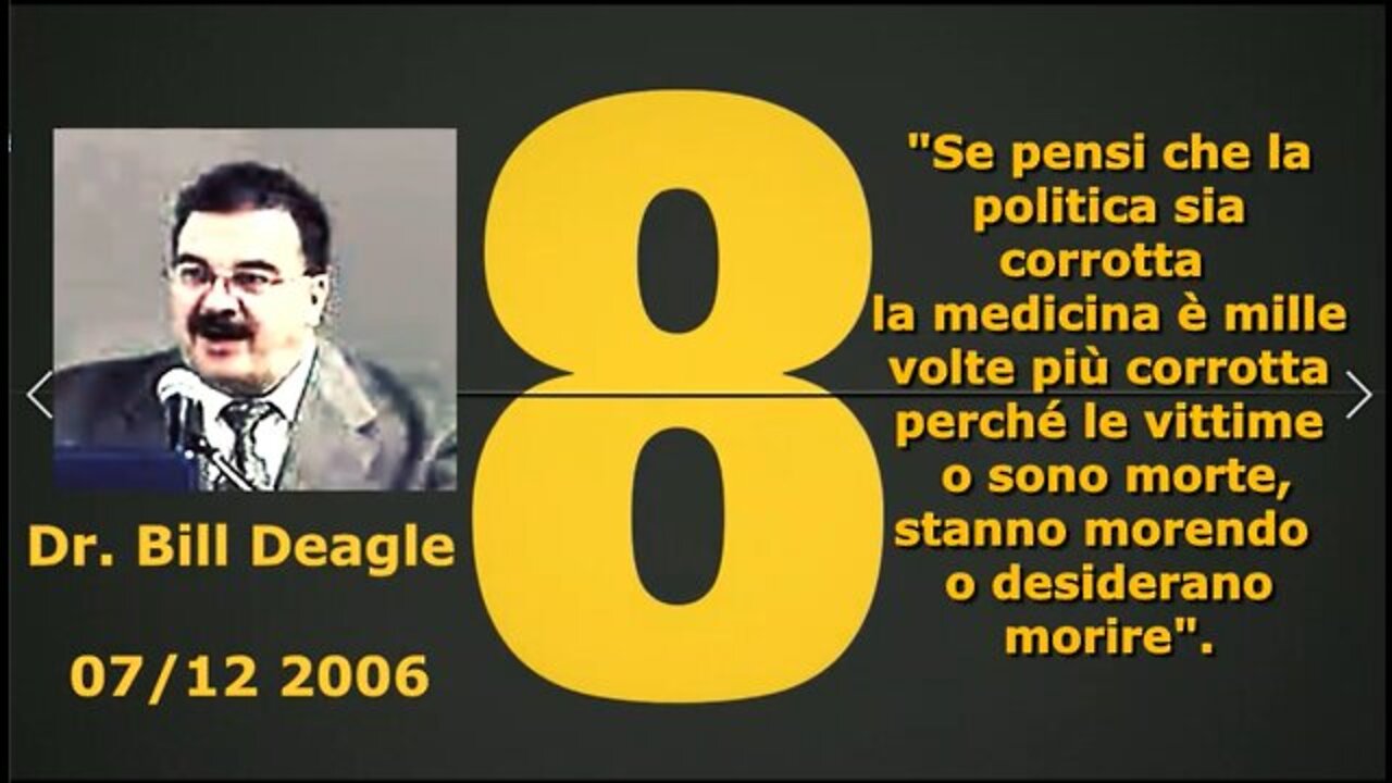 Dr. Bill Deagle 2006 sui vaccini psicotronici.