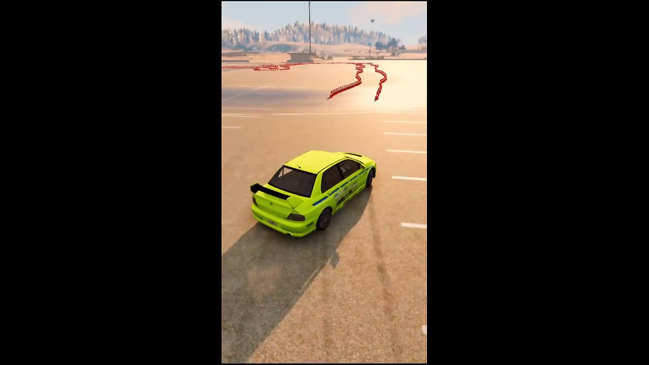 LANCER EVO VIII impossible parking - Beam NG Drive