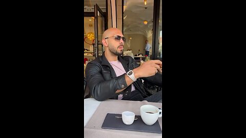 TOP G DRINKING COFFEE AND SMOKING A CIGAR