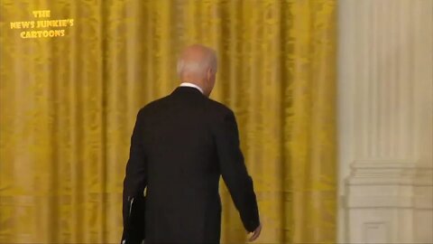 Biden begs people to get vaccinated and flees podium as reporters beg for answers on Afghanistan.