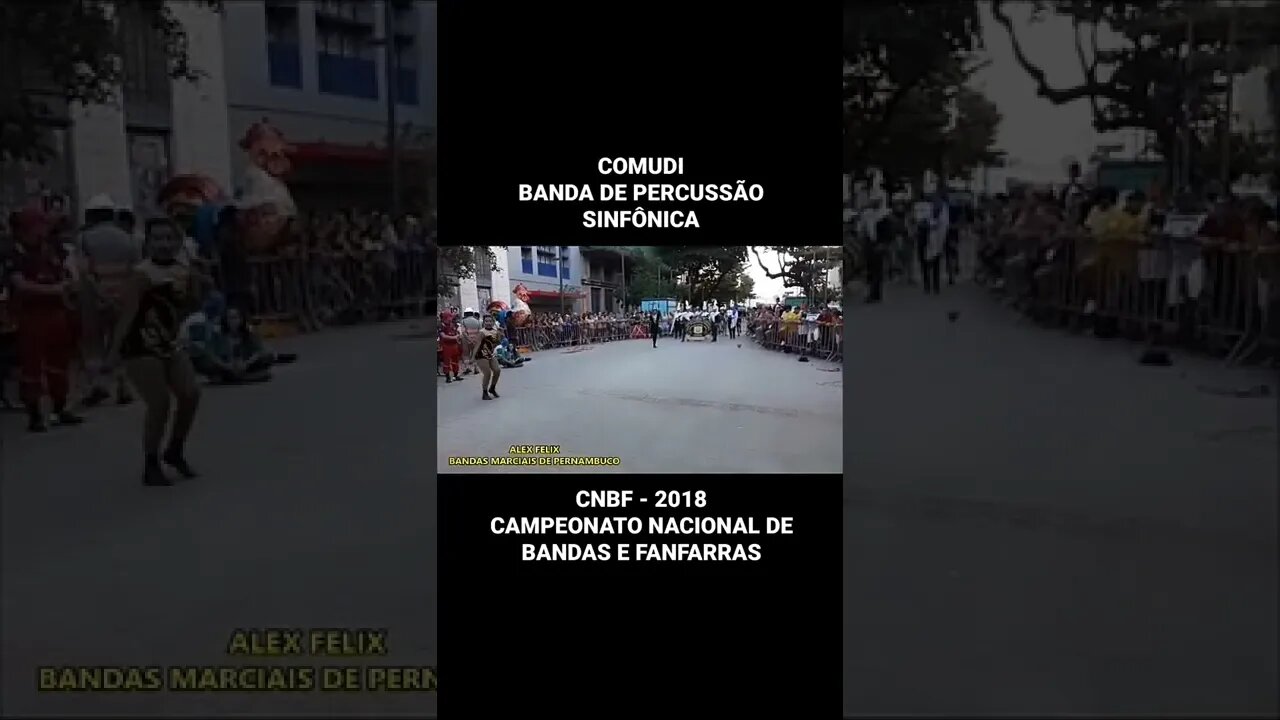 COMUDI - BANDA DE PERCUSSÃO SINFÔNICA 2018 - #Shorts