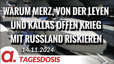 Warum Merz, von der Leyen und Kallas offen Krieg mit Russland riskieren | Von Thomas Röper