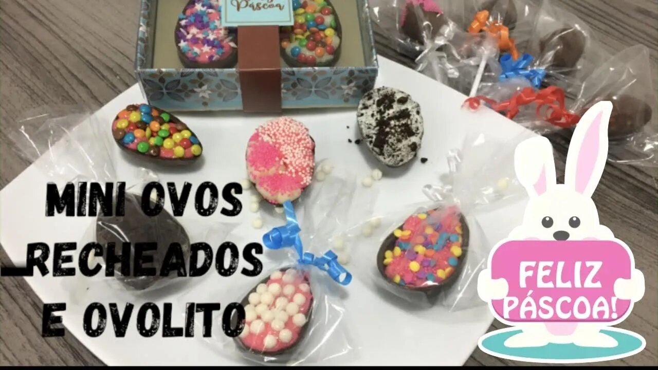 Especial de Páscoa da Mi - Aula 04 - Mini Ovos de Colher e Ovolito - Lembrancinhas perfeitas