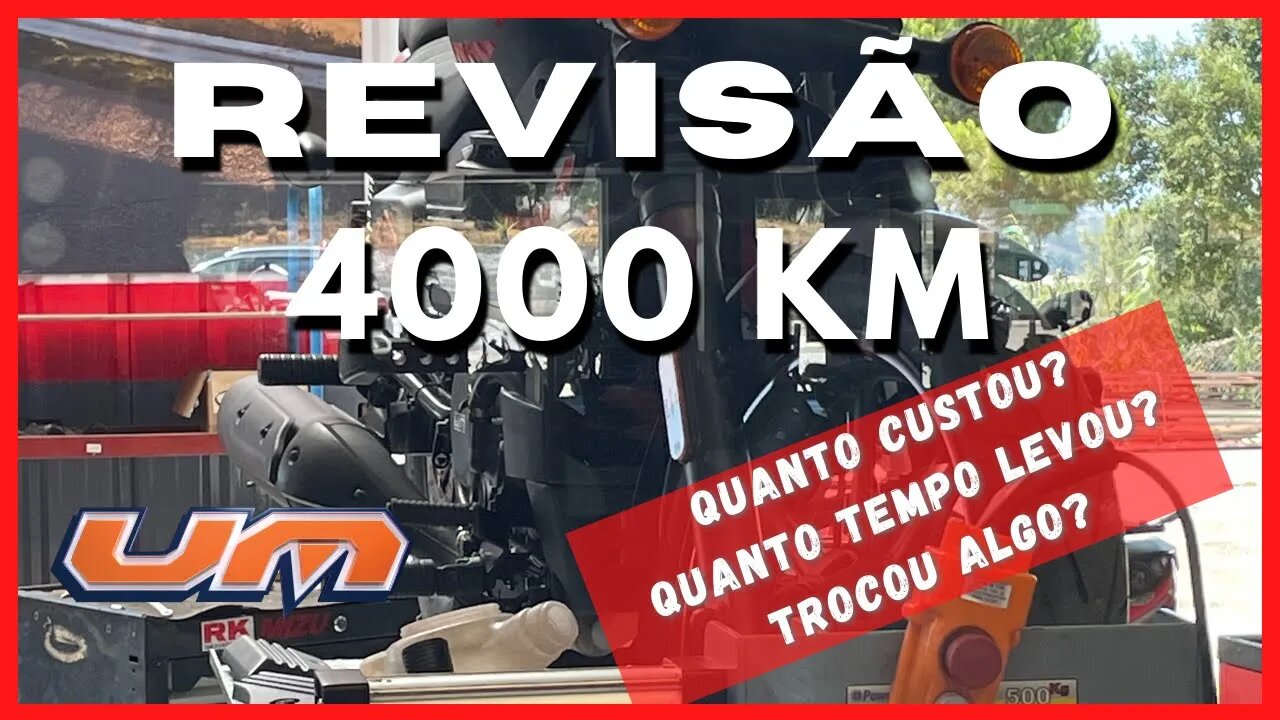 Revisão dos 4000km - UM Renegade Sport S Vegas 125cc. #UMRenegadeVegas #UMRenegadeCommando #Vegas125