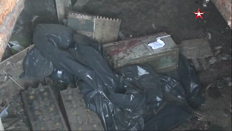 Fortified area left by Ukrainian militants