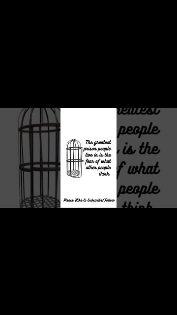 The Greatest Prison People Live In