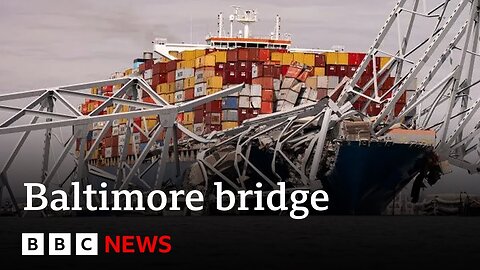 Divers recover bodies in Baltimore bridge collapse waters _ BBC News