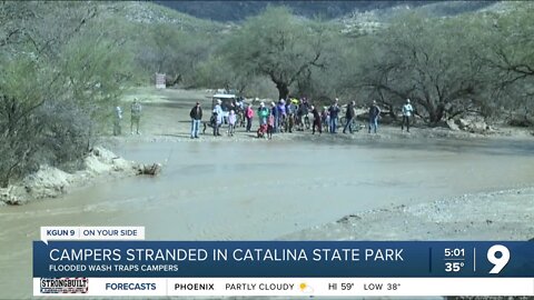 Catalina State Park expected to open Thursday as campers head back to dry land
