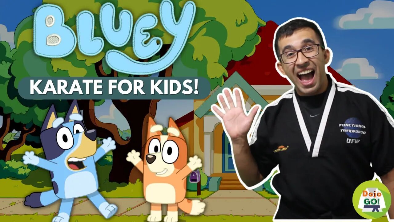 Learn Karate At Home 15 Minutes | Bluey | Dojo Go! (Week 65)