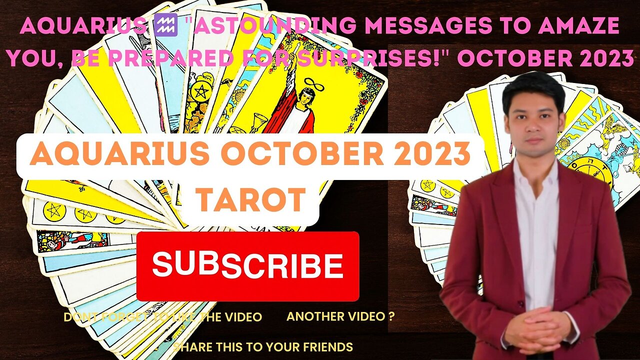 AQUARIUS♒ "Astounding Messages to Amaze You, Be Prepared for Surprises!" OCTOBER 2023