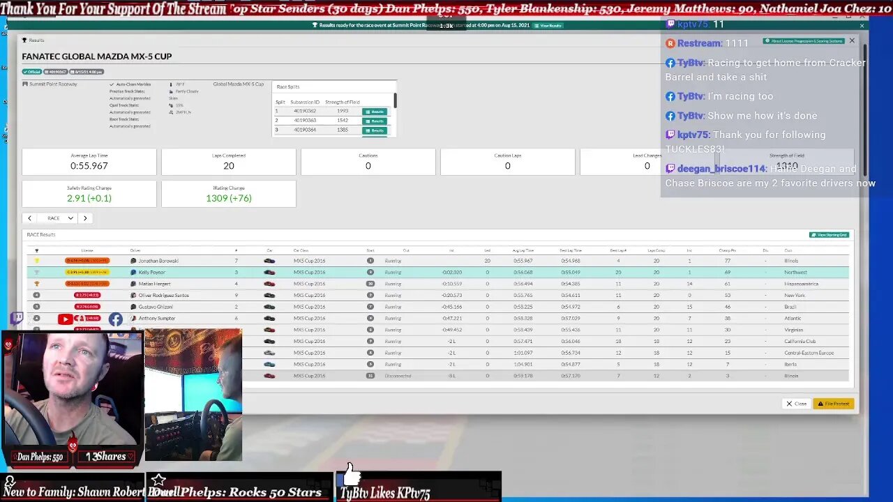 Lets just have some fun! Lets Go NASCAR iRacing! KPtv