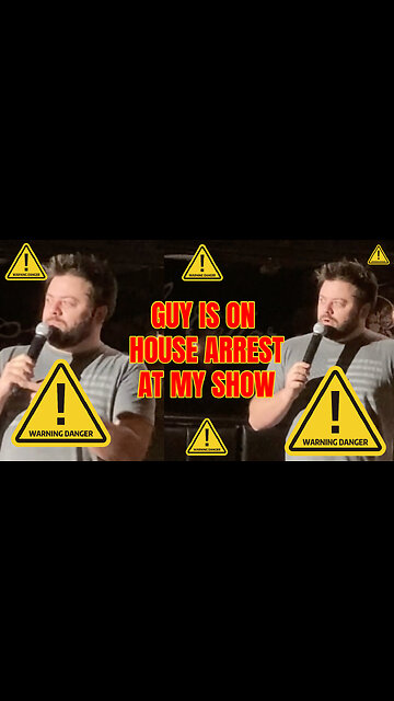 Guy On House Arrest At My Show?!?! #shorts