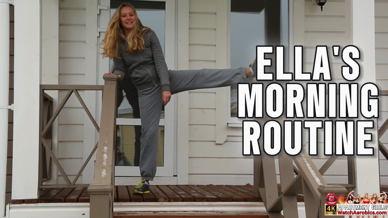 Apartment Girl Ella's Morning Rountine 4K HD #morningroutine #ella