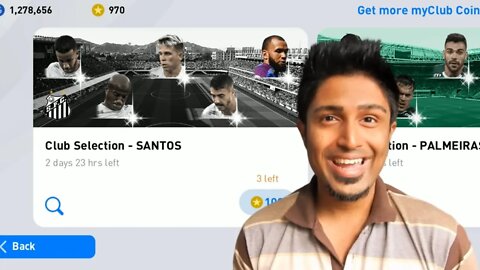 Club Selection - SANTOS PACK OPENING | PES 20 MOBILE