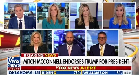 Cocaine Mitch McConnell endorses Donald J Trump for President