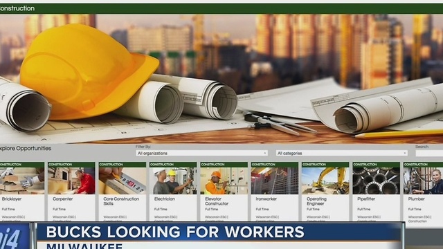 Bucks looking for workers
