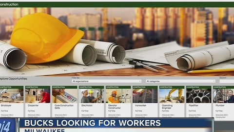 Bucks looking for workers